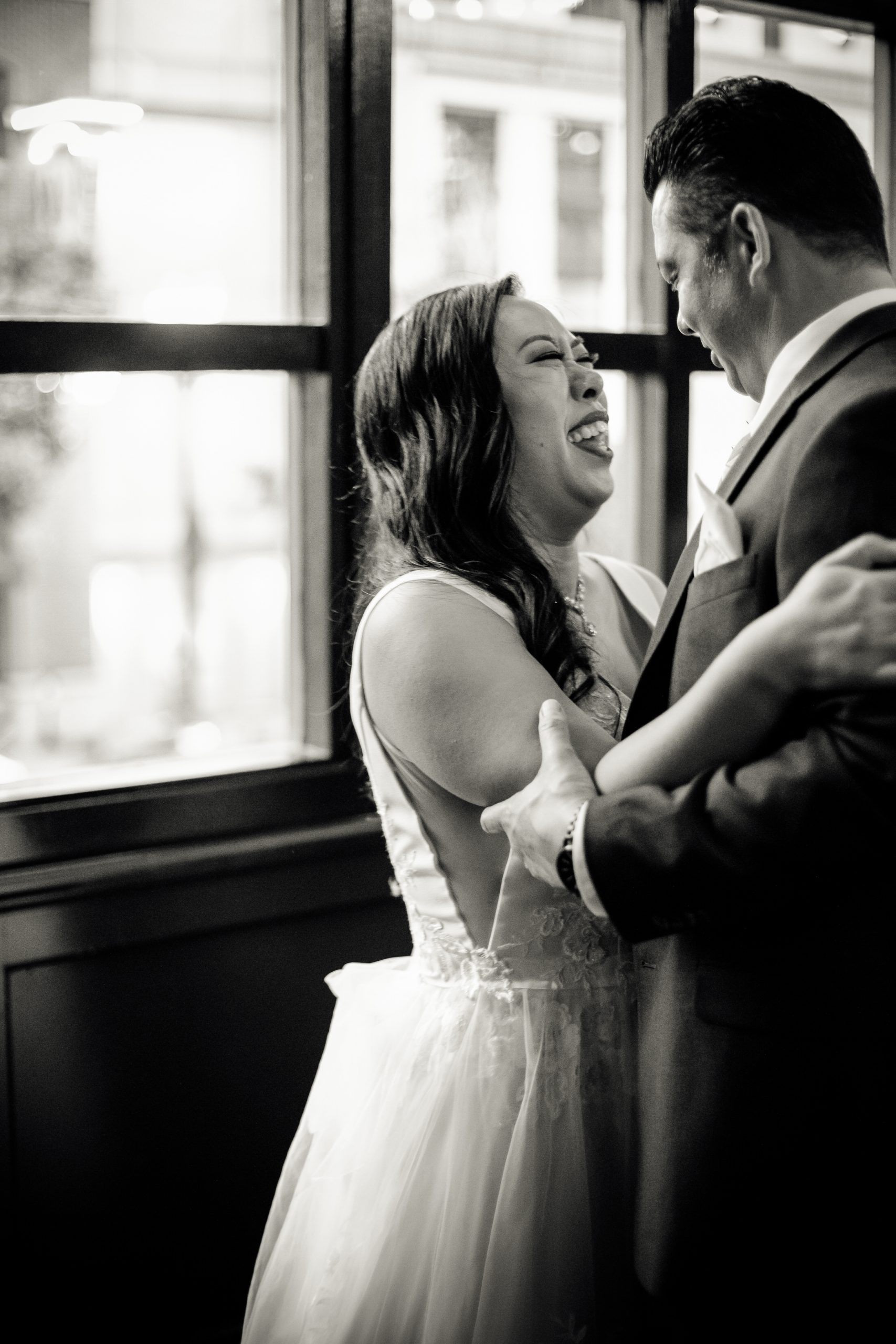 Intimate portraits of the bride and groom.