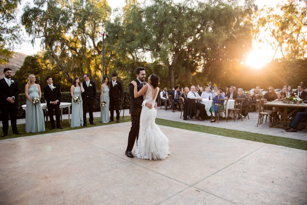 Bride and grooms first dance.