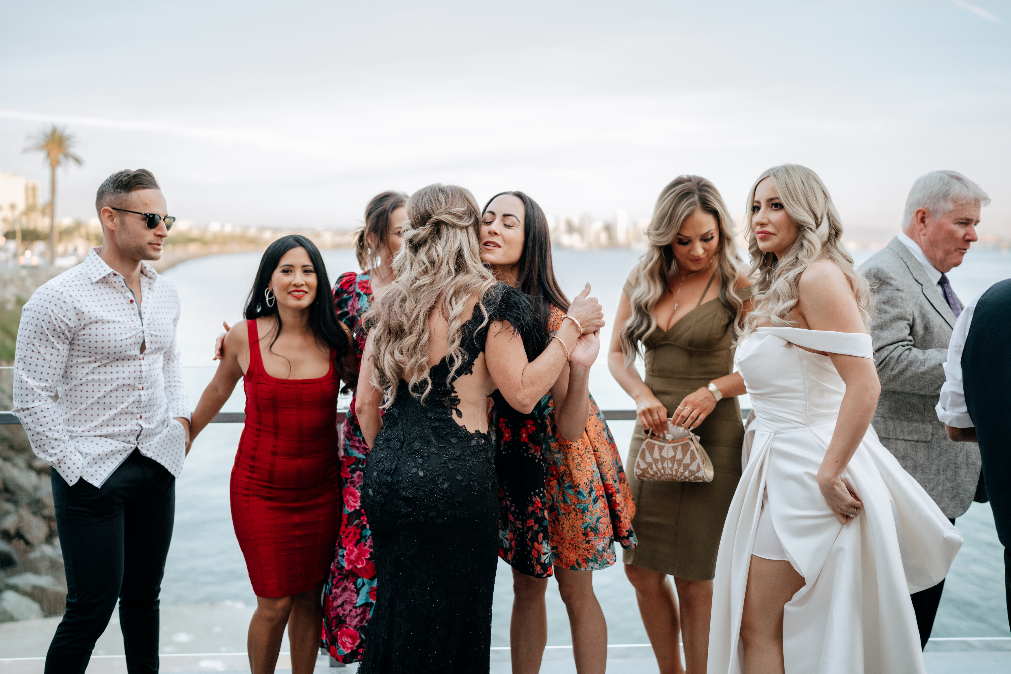 Sunset cliffs engagement 153