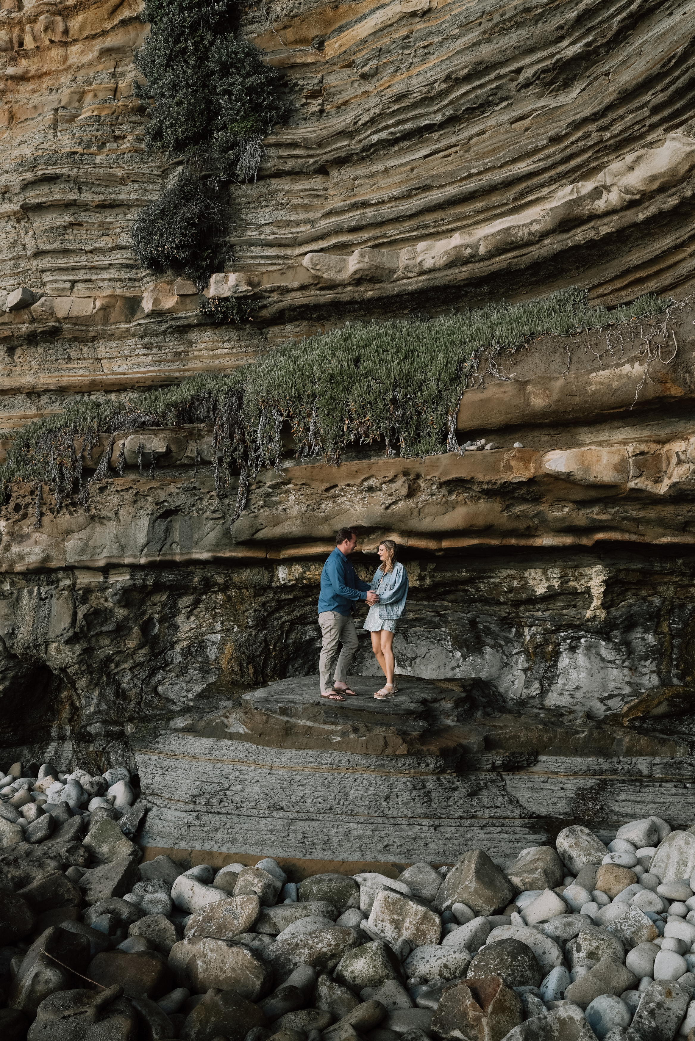 Sunset cliff enagament session 16