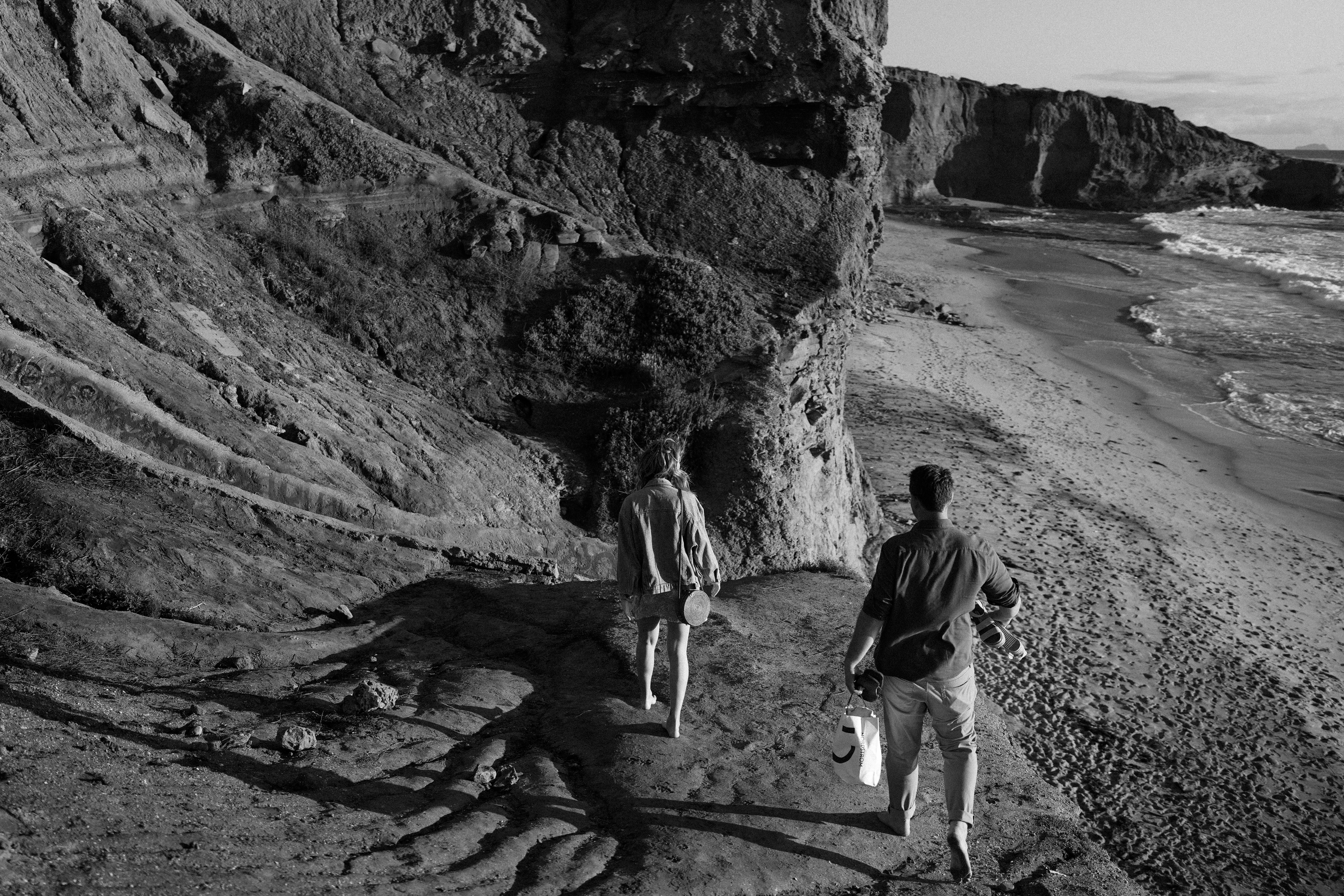 Sunset cliff enagament session 42