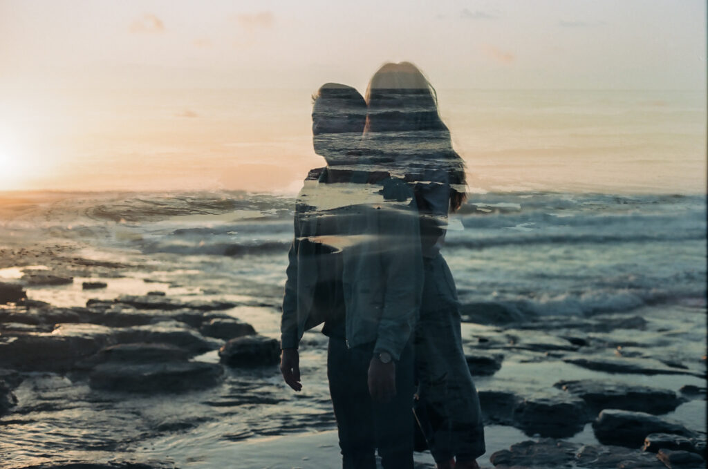 Sunset cliffs engagement 10