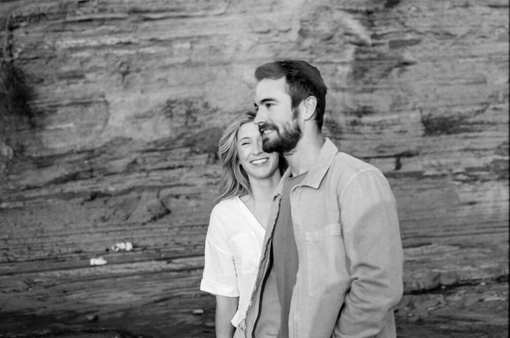 Sunset cliffs engagement 7