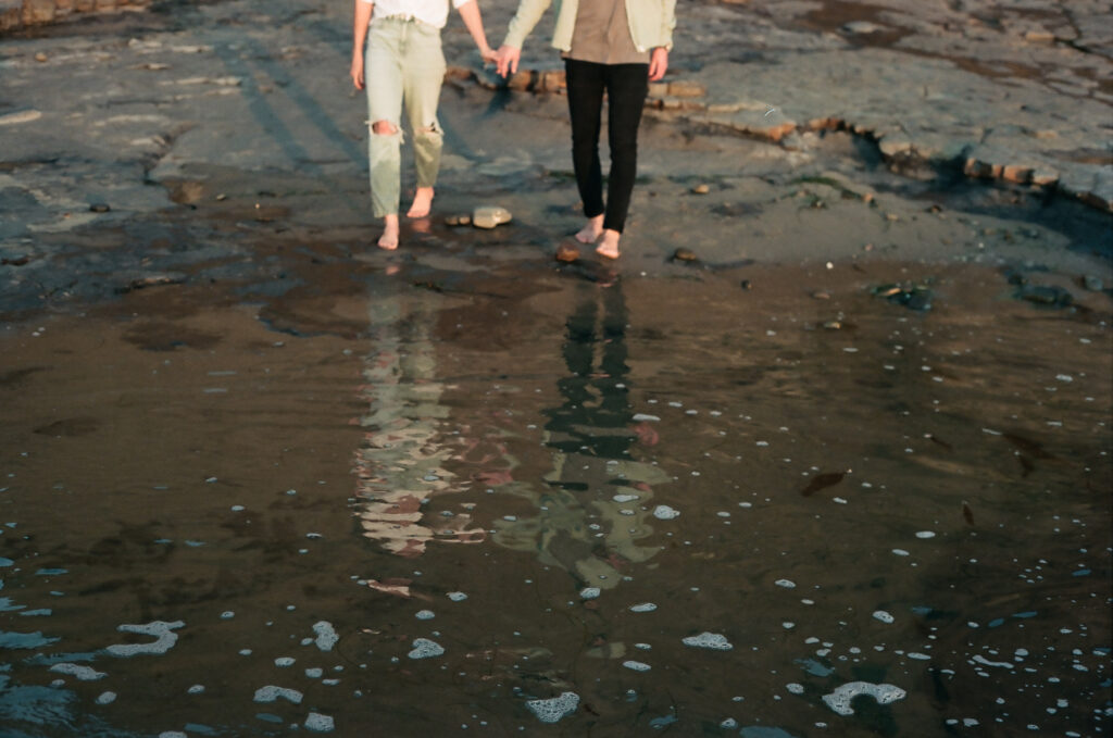 Sunset cliffs engagement 8
